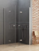 NEW TRENDY Kabina prysznicowa NEW SOLEO drzwi składane 80x80x195 D-0148A/D-0152A